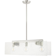 Load image into Gallery viewer, 3-Light Dimmable Chandelier With Shades - Nickel
