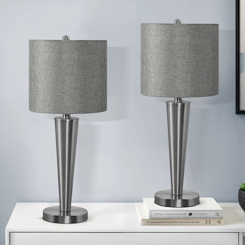 Lighting, Table Lamp, USB Port Included, Contemporary (Set of 2)