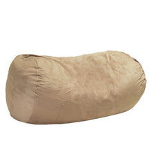 Load image into Gallery viewer, Jasper - Traditional Cylindrical Suede Bean Bag
