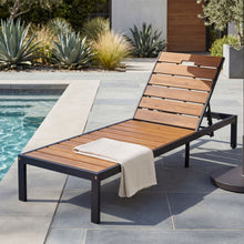 Load image into Gallery viewer, Outdoor Chaise With Adjustable Backrest
