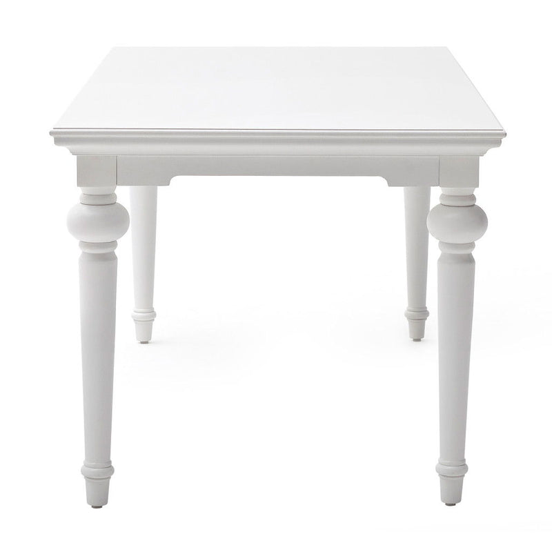 79" Solid Wood Dining Room Table - White