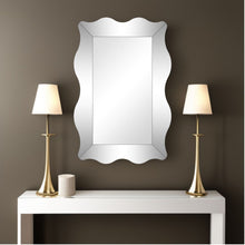 Load image into Gallery viewer, 35" Novelty Glass Framed Accent Mirror - Clear
