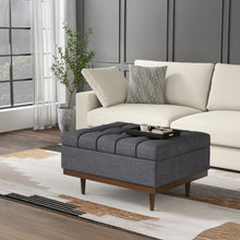 Load image into Gallery viewer, Mariah - Upholstered Lift Top Table Storage Ottoman
