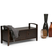 Load image into Gallery viewer, Warm Shaker - Handcrafted Entryway Storage Bench

