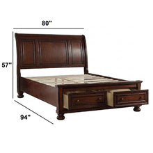 Load image into Gallery viewer, Bed With 2 Panel Headboard And Footboard
