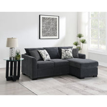 Load image into Gallery viewer, Pacheco - Upholstered Sleeper Sectional Chaise Sofa With Pocket Coils And Reversible Cushions - Dark Gray
