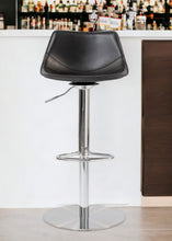 Load image into Gallery viewer, Steel Swivel Low Back Bar Height Bar Chair - Black / Silver
