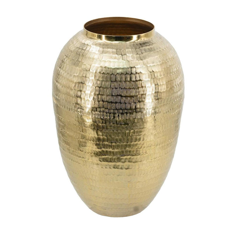 Hammered Urn Table Vase (574257) - Gold
