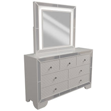 Load image into Gallery viewer, 1 Piece Dresser With Diamond-Shaped Knob Handles, Bedroom Furniture - Cream
