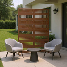 Load image into Gallery viewer, Three Panel Screen Room Divider (720121) - Brown
