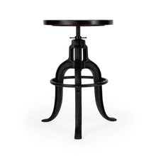 Load image into Gallery viewer, Swivel Backless Bar Chair - Brown / Black
