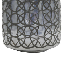 Load image into Gallery viewer, Geometric Round Table Vase - Dark Gray
