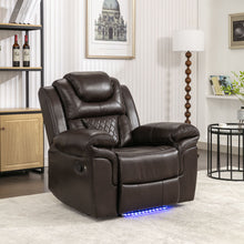 Load image into Gallery viewer, Home Theater Seating Manual Recliner Chair With Led Light Strip For Living Room
