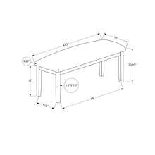 Load image into Gallery viewer, Bench, Rectangular, Hallway, Upholstered, Transitional

