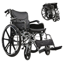Load image into Gallery viewer, Heavy-Duty Manual Wheelchair For Adults With Double X Force Support
