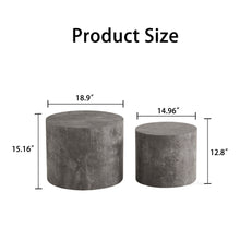 Load image into Gallery viewer, Modern Round Nesting Coffee Table (Set of 2)
