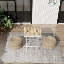 Load image into Gallery viewer, Modern Folding Square Table, Water Proof And Wear Resistant - Apricot / White
