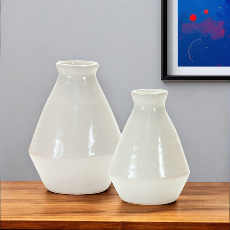 Bud Table Vase (Set of 2) - White