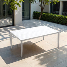 Load image into Gallery viewer, Outdoor Patio Dining Table With Tapered Feet &amp; Umbrella Hole
