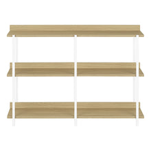 Load image into Gallery viewer, Frame Console Table With Three Shelves - Natural
