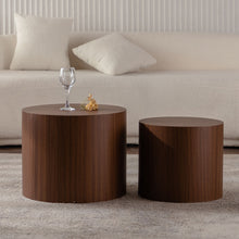 Load image into Gallery viewer, Modern Round Nesting Coffee Table (Set of 2)
