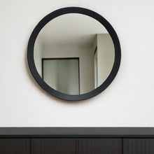 Load image into Gallery viewer, 20" Round Framed Accent Mirror - Black
