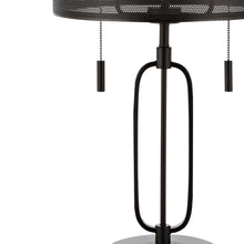 Load image into Gallery viewer, Novelty Table Lamp With Drum Shade - Antiqued Bronze

