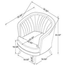 Load image into Gallery viewer, Tufted Upholstered Lounge Seating Chair
