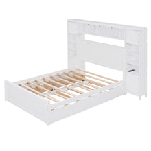 Load image into Gallery viewer, Bed With All In One Cabinet, Shelf And Sockets, Trundle
