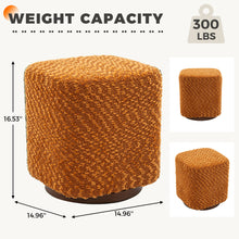 Load image into Gallery viewer, Upholstered 360° Swivel Vanity Stool
