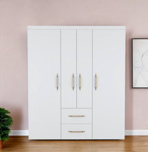Load image into Gallery viewer, 59" Two Drawer Combo Dresser - White
