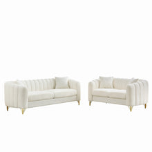 Load image into Gallery viewer, Oversized Sofa, 3 And 2 Seater - Beige
