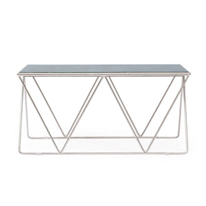 Modern Glam Marble Coffee Table With Gold Base - Green