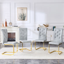 Load image into Gallery viewer, Elegant Design Alligator Skin Upholstered Dining Chairs
