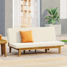 Load image into Gallery viewer, Outdoor Elegance Daybed With Convertible Design Cushion Frame - Beige

