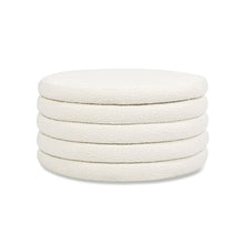 Load image into Gallery viewer, Fuji - Oversized Round Storage Ottoman
