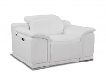 Load image into Gallery viewer, Mod Winter Italian Leather Recliner Chair - White
