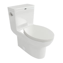 Load image into Gallery viewer, 1 Piece Toilet &amp; Soft Closing Seat - White
