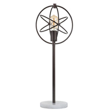 Load image into Gallery viewer, Novelty Table Lamp With Globe Shade - Black
