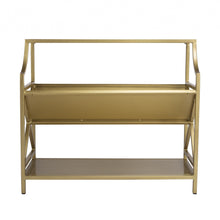 Load image into Gallery viewer, Two Tier Bookcase - Gold
