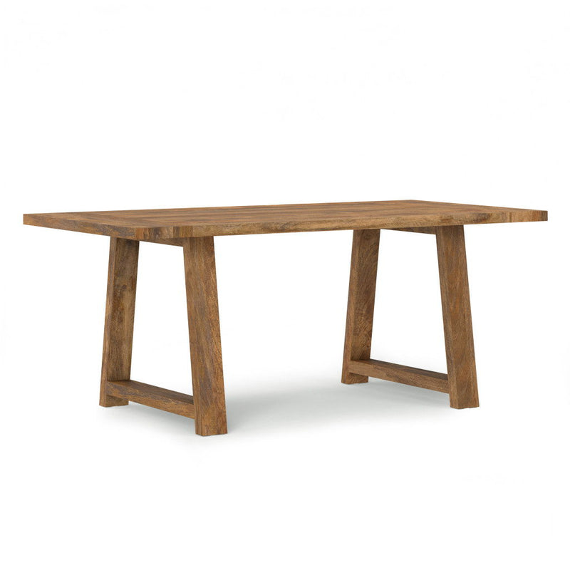 Solid Wood Dining Table - Natural