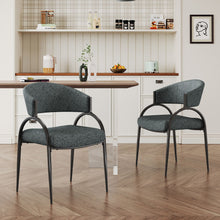 Load image into Gallery viewer, Contemporary Upholstered Dining Chairs With Metal Legs (Set of 2)
