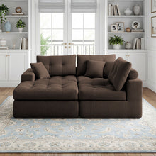 Load image into Gallery viewer, Corner Chaise L-Shaped Sectional Sofa Bed
