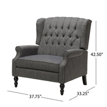 Load image into Gallery viewer, Dunham - Contemporary Fabric Tufted Oversized Pushback Recliner

