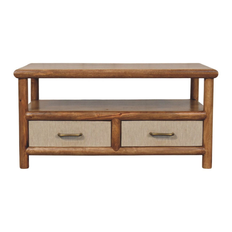 Table With Five Drawers - Brown