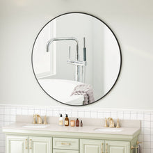 Load image into Gallery viewer, Wall Circular Mirror Metal Framed Mirror Round Vanity Mirror Dressing Mirror, For Bathroom, Living Room, Bedroom Wall Decor
