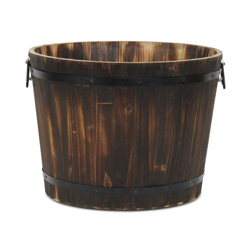 Round Planter Box (638085) - Brown