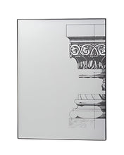 Load image into Gallery viewer, Decorative Antiqued Glass Metal Framed Mirror (Set of 6) - Black
