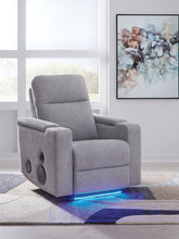 Load image into Gallery viewer, Pineland - Pewter - Glider Power Recliner With Audio System
