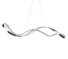 Load image into Gallery viewer, Unique Statement Metal LED Dimmable Chandelier - Silver
